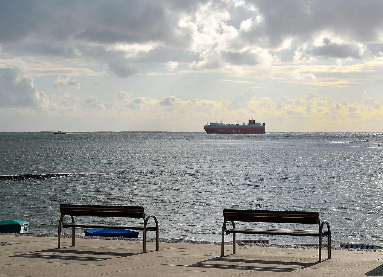 Krovinys, Vilkikas, Ozeanriese, Borkum, Frachtschiff, Nuotaika, Poilsis, Regėjimas, Nemokamos Nuotraukos,  Nemokama Licenzija