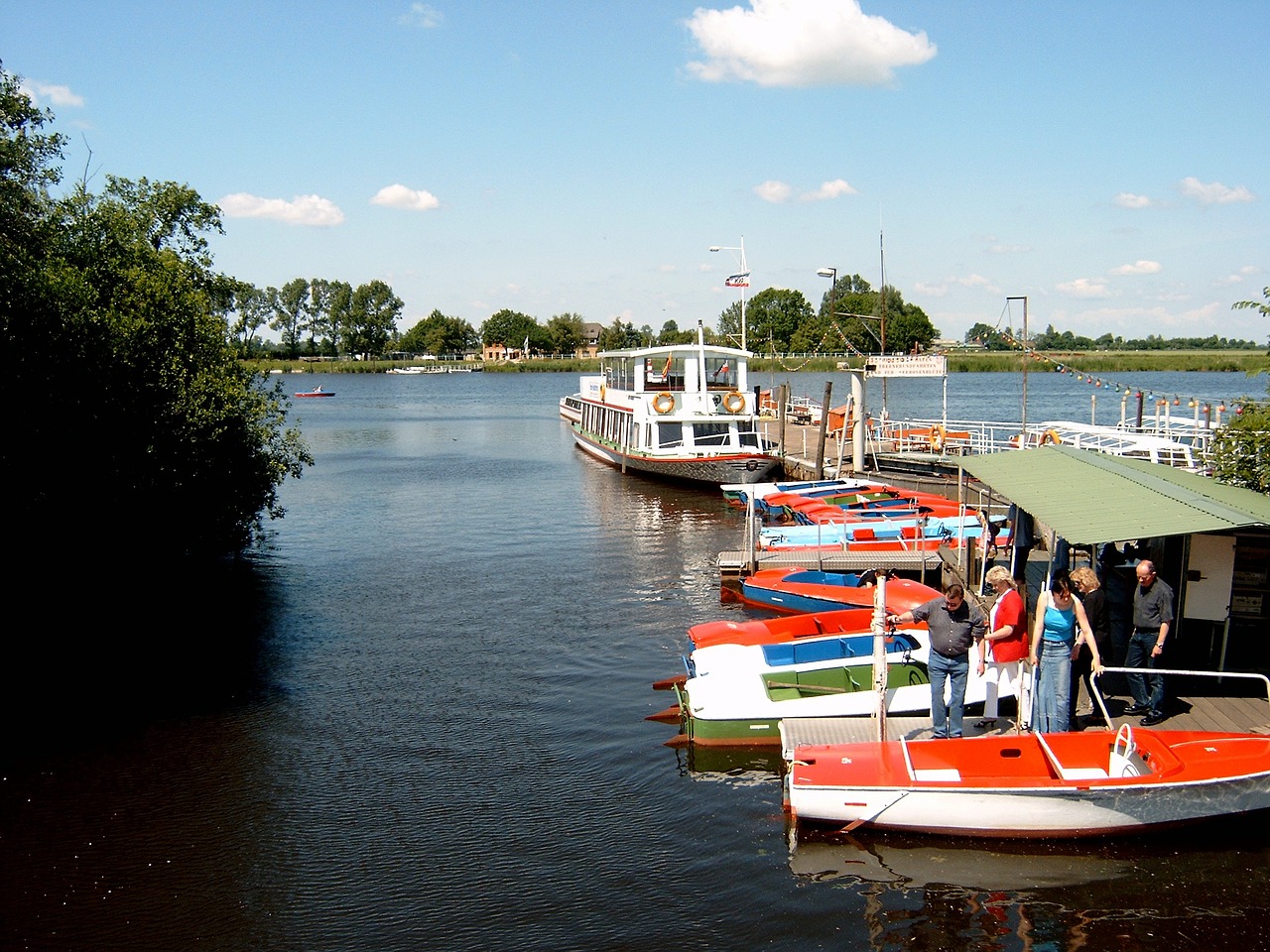 Friedrichstadt, Dangus, Uostas, Šiaurės Jūra, Uosto Įrenginys, Kranto, Jūra, Mėlynas, Valtys, Nemokamos Nuotraukos