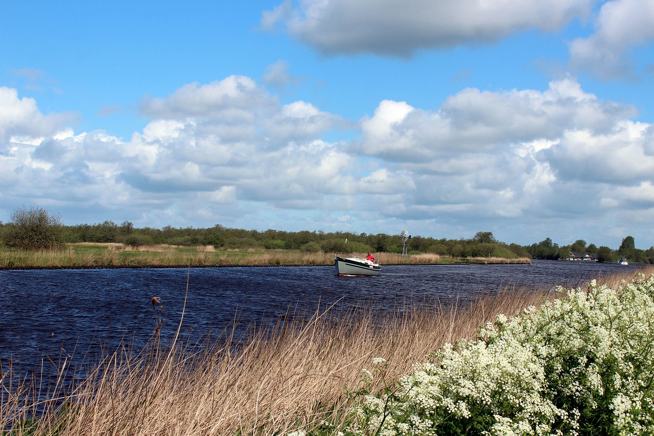 Fryzija,  Daugiau,  Vandens,  Vėjo,  Debesys,  Turizmas,  Šventė,  Kraštovaizdis,  Fryslan,  Ežerų