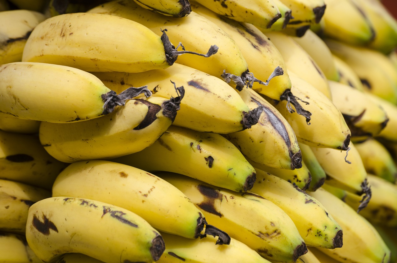 Vaisiai, Bananas, Maistas, Mityba, Šviežias, Sveikas, Skanus, Nemokamos Nuotraukos,  Nemokama Licenzija