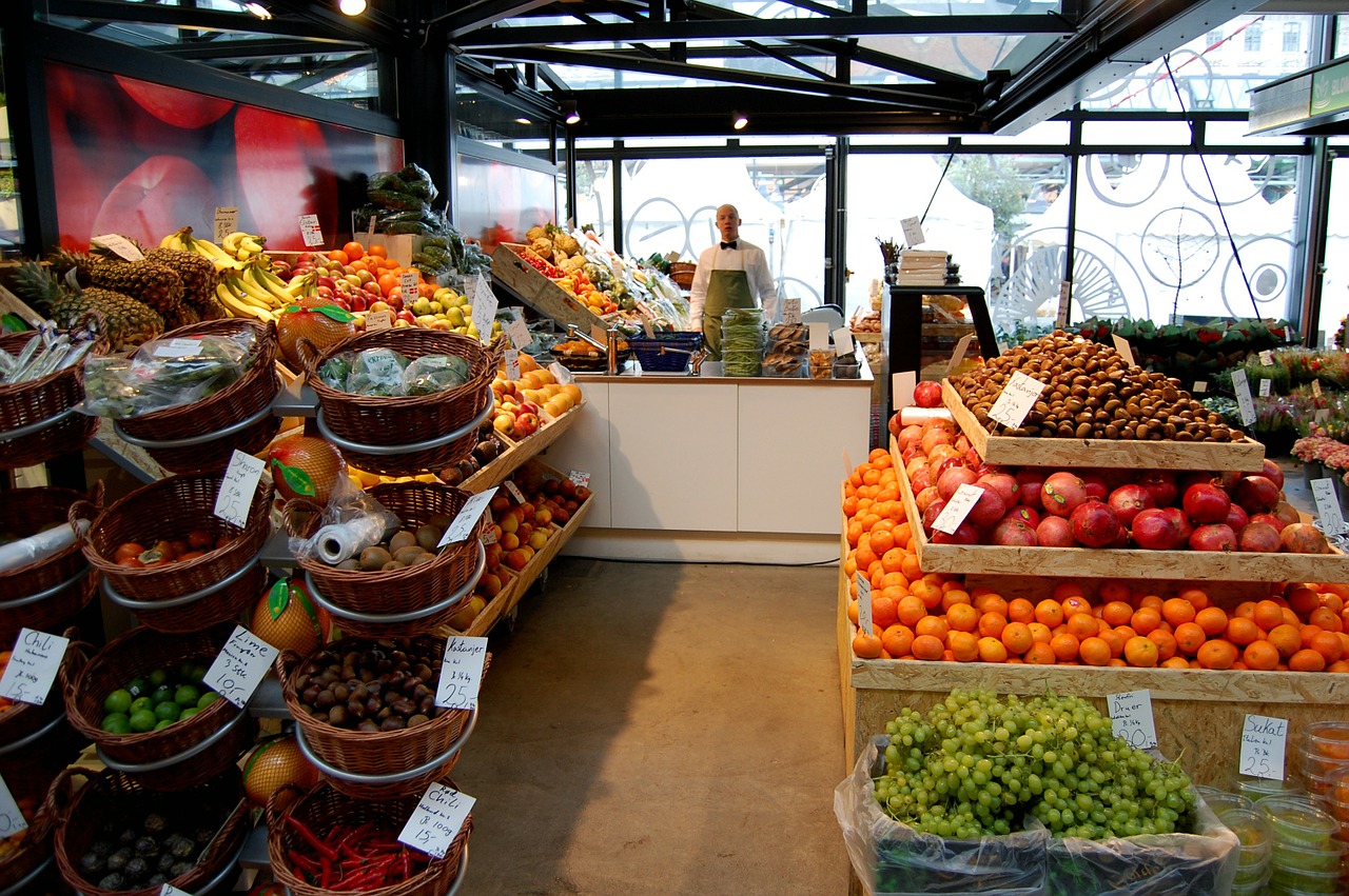 Vaisiai, Parduotuvė, Turgus, Maistas, Šviežias, Apsipirkimas, Daržovių, Ekologiškas, Produktas, Natūralus