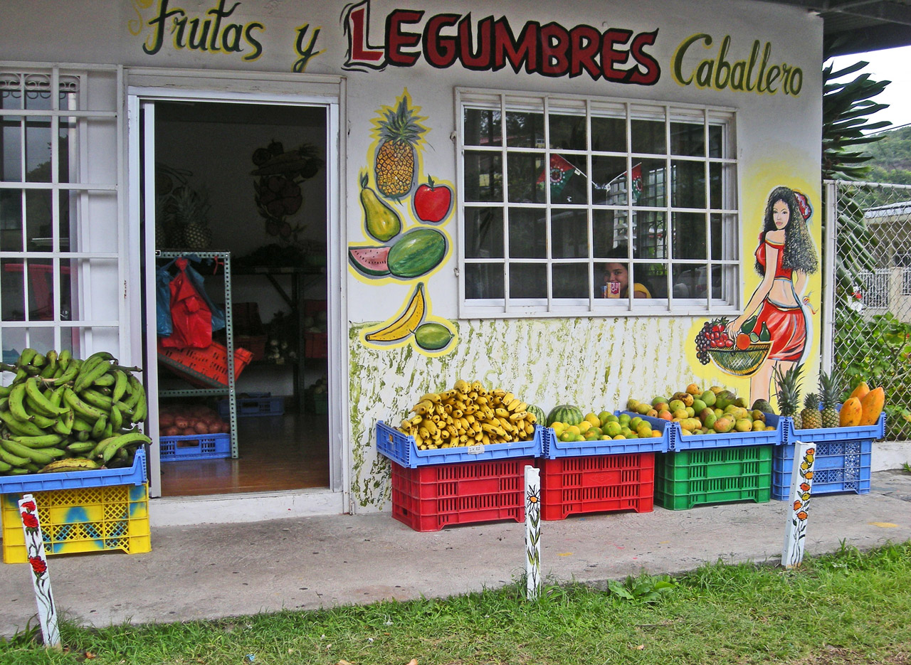 Vaisiai,  Daržovės,  Laikyti,  Bananai,  Papajos,  Mangas,  Ananasai,  Citrinos,  Panama,  Boquete