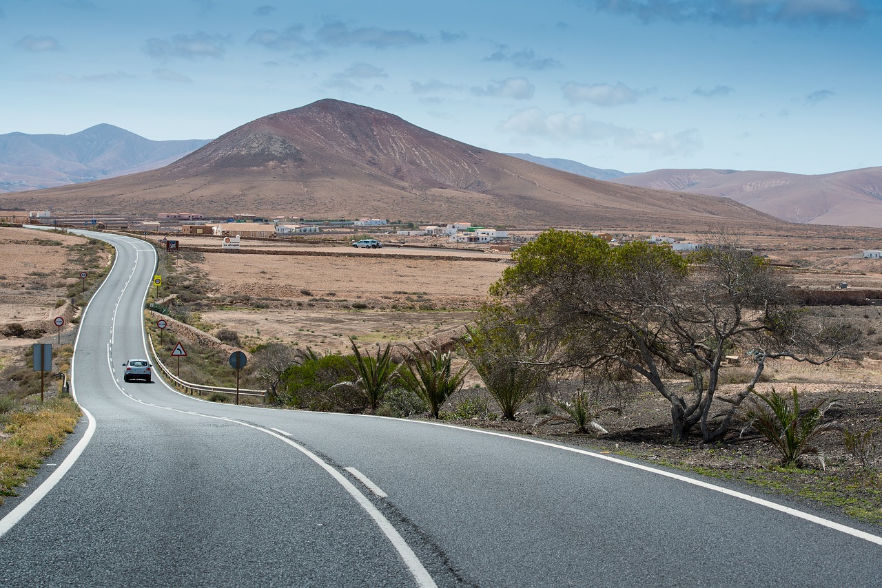 Fuerteventura, Kelias, Greitkelis, Kraštovaizdis, Nemokamos Nuotraukos,  Nemokama Licenzija