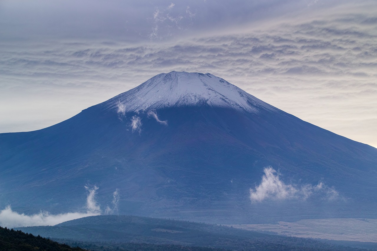 Fuji, Mt Fuji, Dangus, Kalnas, Aušra, Debesys, Nemokamos Nuotraukos,  Nemokama Licenzija