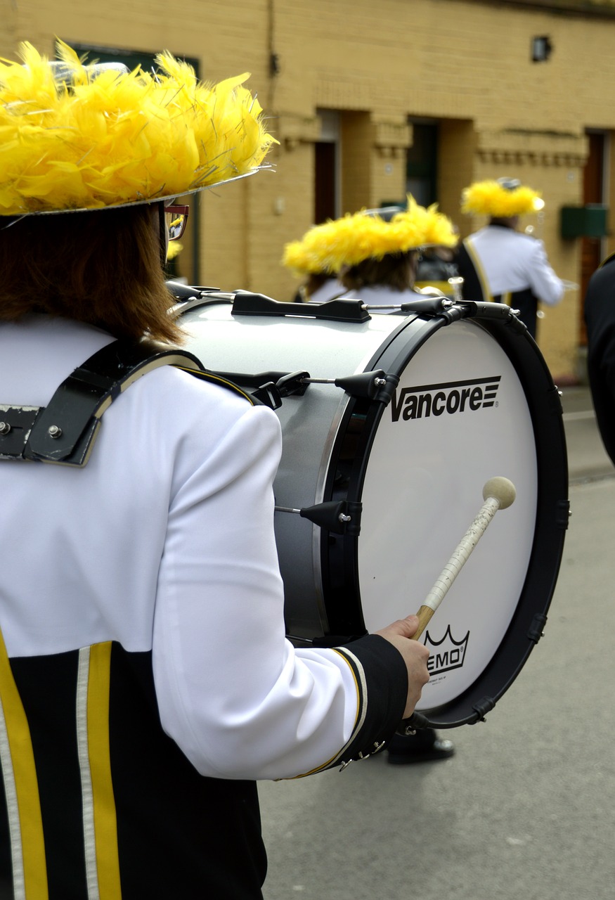 Pilnas,  Oras,  Muzika,  Gatvė,  Orkestras,  Déflé,  Būgnas,  Be Honoraro Mokesčio, Nemokamos Nuotraukos,  Nemokama Licenzija