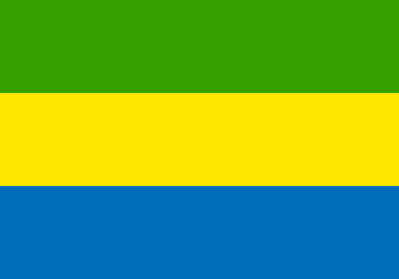 Gabonas, Vėliava, Nacionalinis, Simbolis, Šalis, Tauta, Afrika, Nemokama Vektorinė Grafika, Nemokamos Nuotraukos,  Nemokama Licenzija