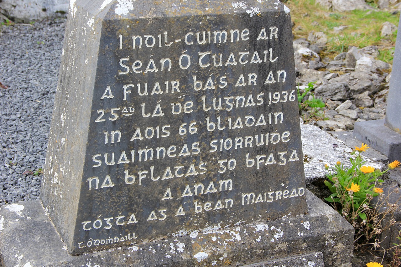 Gaelic, Airija, Airiškas, Keltų, Kultūra, Akmuo, Kapinės, Paveldas, Kapas, Kapinės