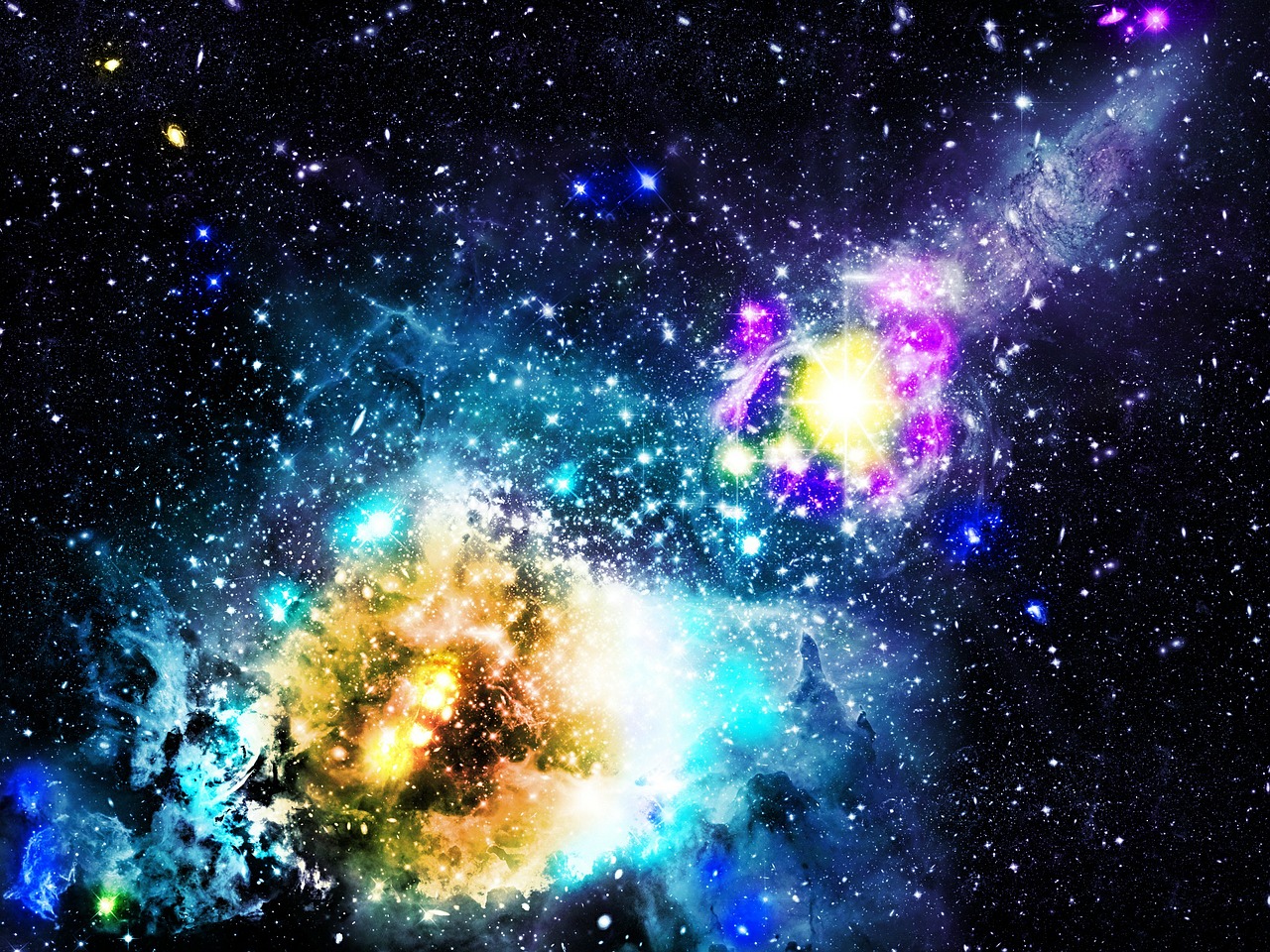 Galaktika, Gilios Erdvės, Erdvė, Visata, Žvaigždės, Tūslė, Astronomija, Kosmosas, Planetos, Fantazija