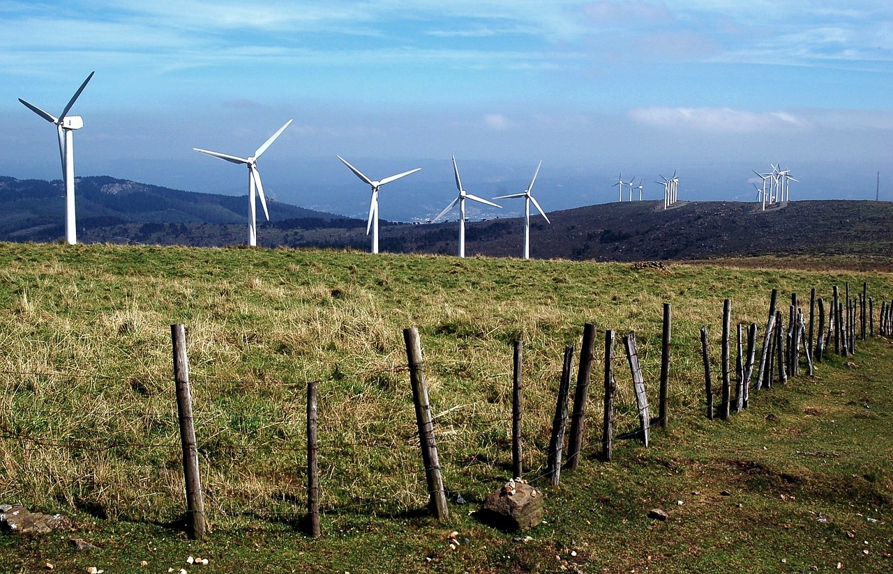 Galicia, Vėjo Malūnai, Prado, Gamta, Malūnai, Elektros Energijos Gamyba, Ekologija, Kraštovaizdis, Vėjo Malūnas, Vėjo Energija