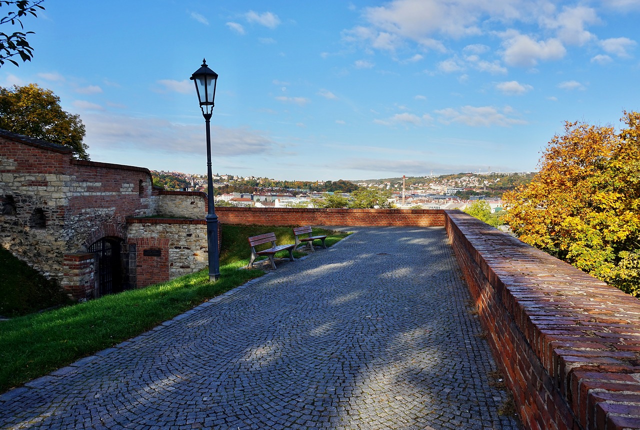 Galerija,  Tvirtovė,  Praha,  Čekija,  Vysehrad,  Sienelę,  Įtvirtinimų,  Miestas,  Miestovaizdis,  Architektūra