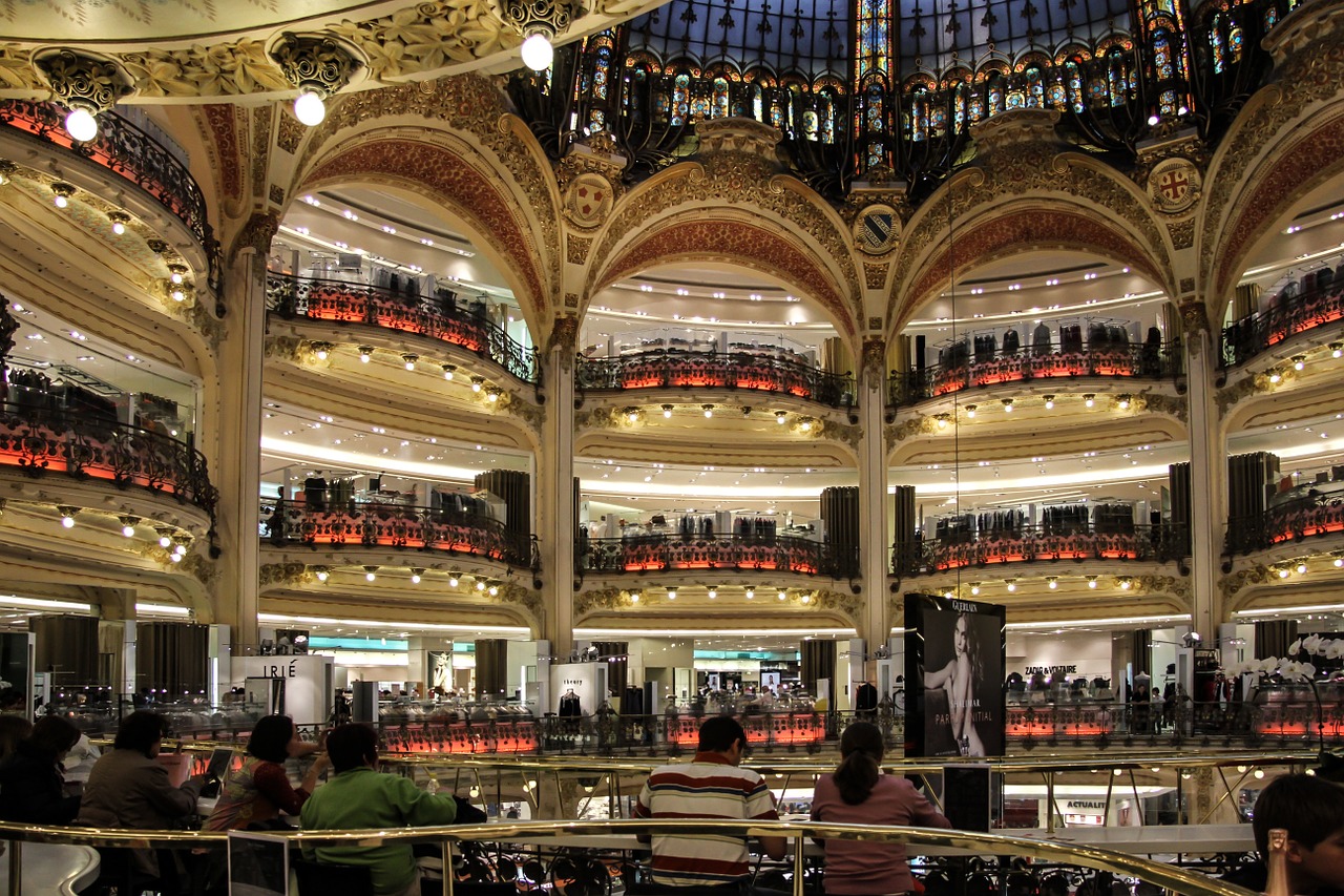 Galerija Lafayette, Universalinė Parduotuvė, Paris, Nemokamos Nuotraukos,  Nemokama Licenzija
