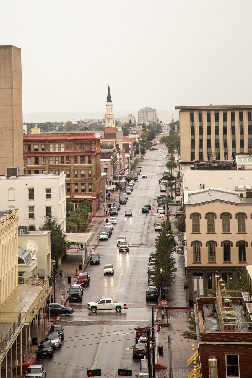 Galveston, Miestas, Gatvė, Texas, Bažnyčia, Nemokamos Nuotraukos,  Nemokama Licenzija