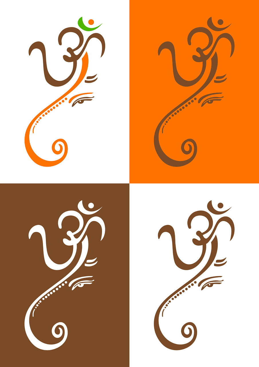 Ganesha, Hindu, Dievas, Tradicinis, Line-Art, Dramblys, Veidas, Viešpatie, Šventas, Hinduizmas