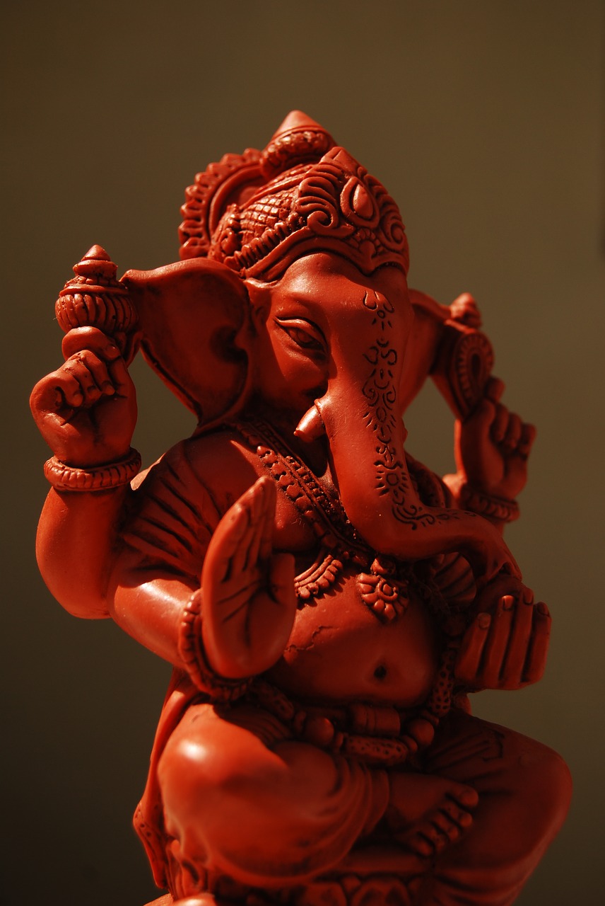 Ganesha, Idolas, Indija, Hindu, Dievas, Klestėjimas, Atsidavimas, Palaiminti, Figūra, Nemokamos Nuotraukos