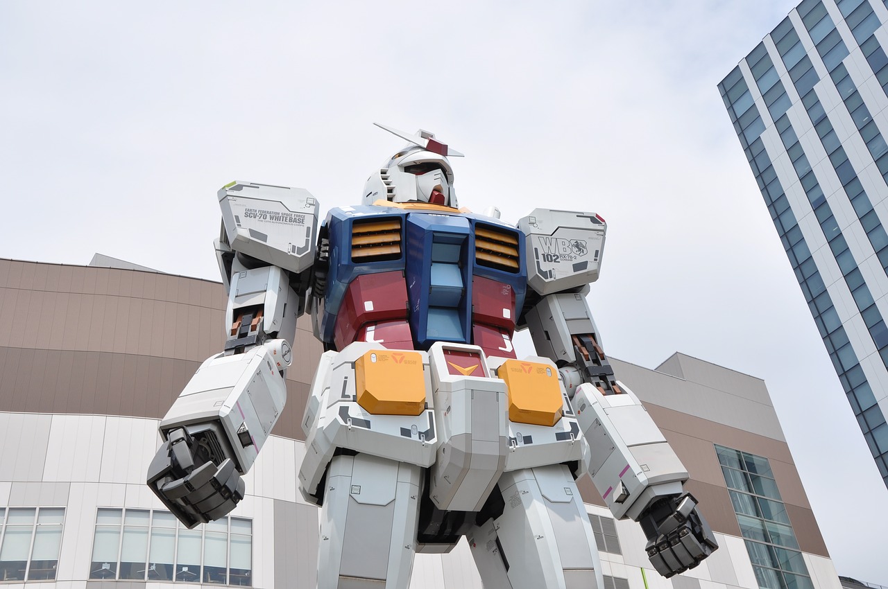 Gao 達, Odaiba, Mobilusis Kostiumas Gundam, Robotas, Statula, Nemokamos Nuotraukos,  Nemokama Licenzija