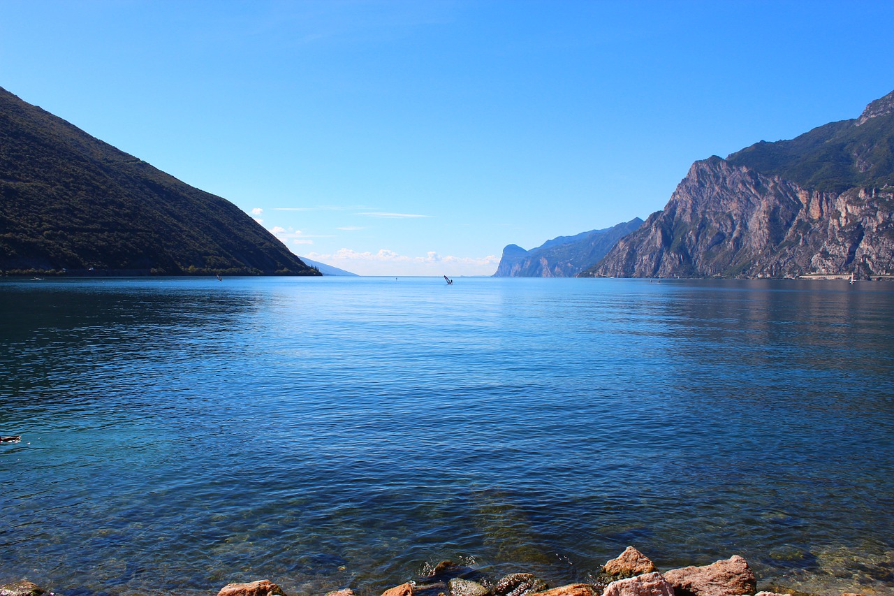 Garda, Kalnai, Surfer, Italy, Panorama, Riva, Torbole, Ežeras, Nemokamos Nuotraukos,  Nemokama Licenzija