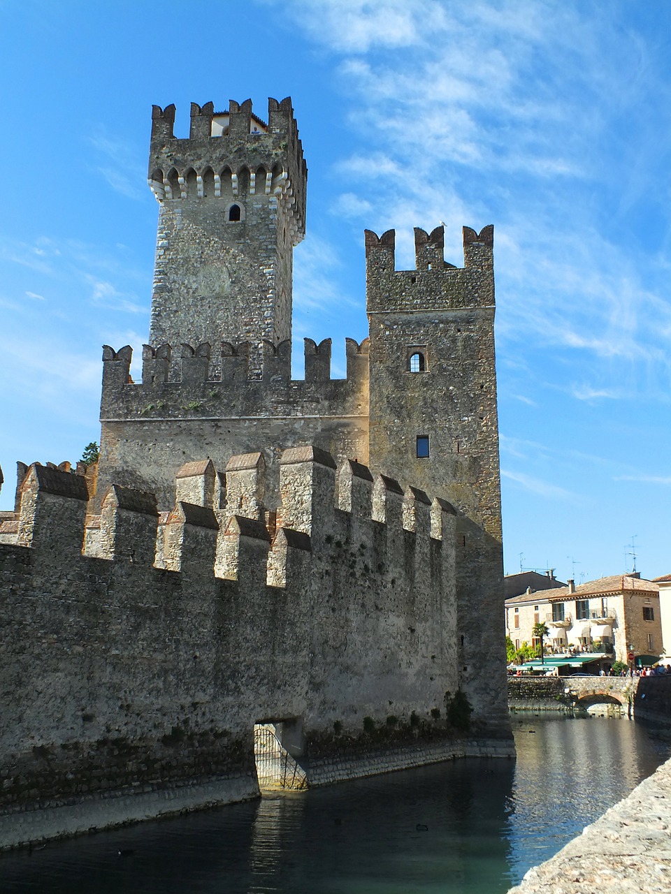 Garda, Sirmione, Pilis, Lago Di Garda, Italy, Skaligerburgas, Nemokamos Nuotraukos,  Nemokama Licenzija