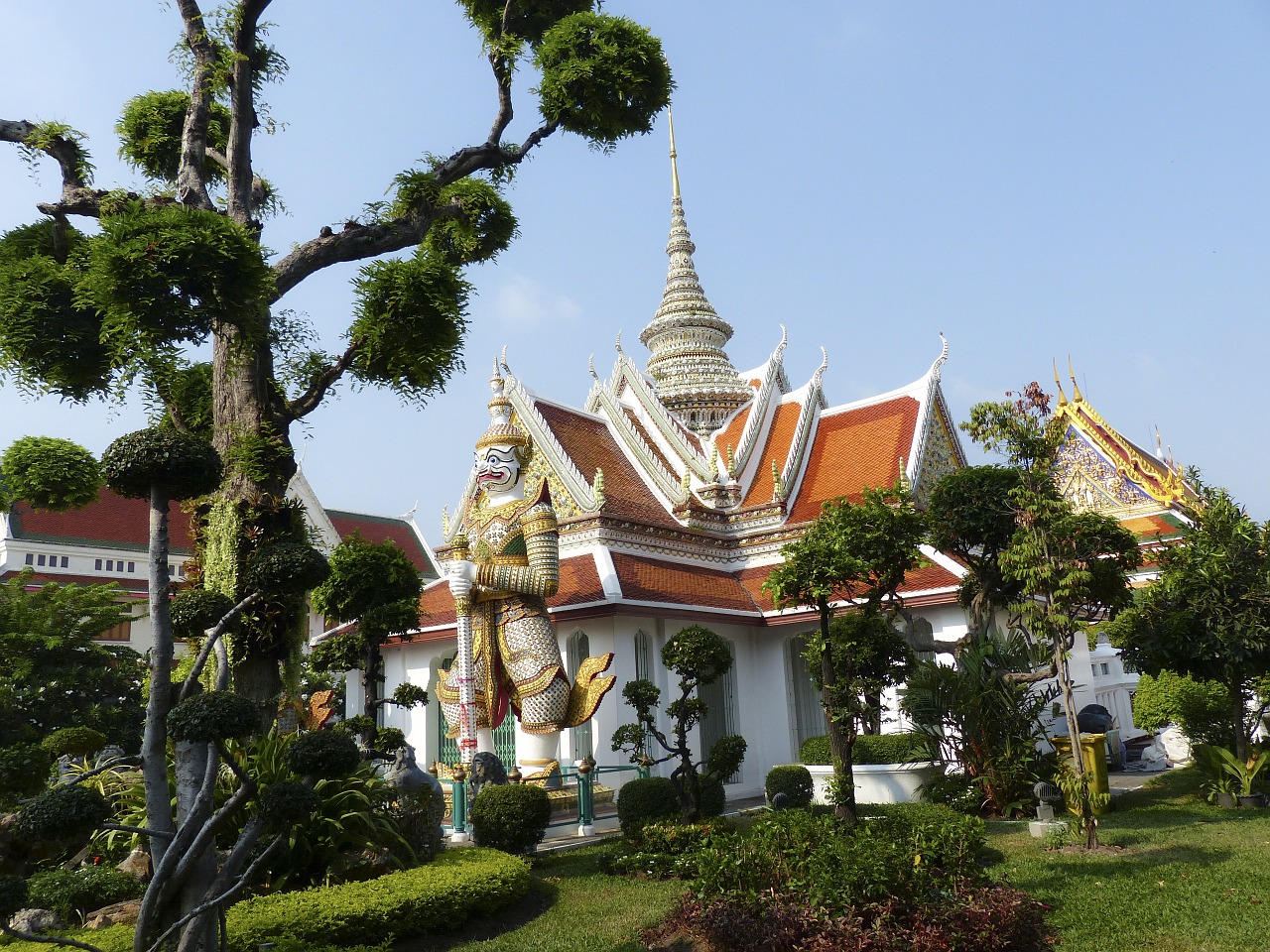 Sodas, Šventykla, Wat, Arunrajwararam, Tailandas, Orientyras, Kelionė, Asija, Kultūra, Budizmas