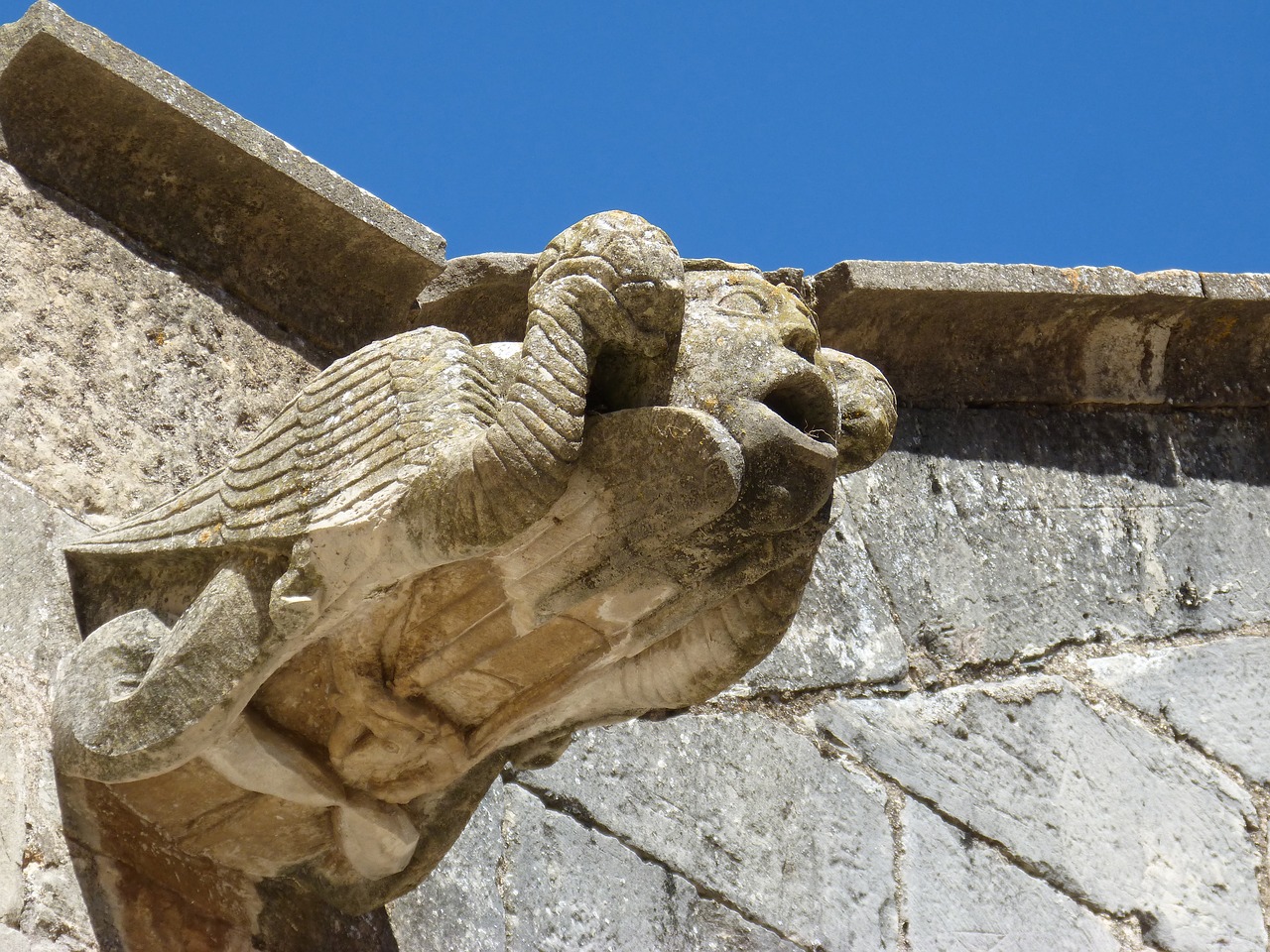 Gargoyle, Skulptūra, Gotikos Architektūra, Viduramžių, Poblet, Catalunya, Nemokamos Nuotraukos,  Nemokama Licenzija