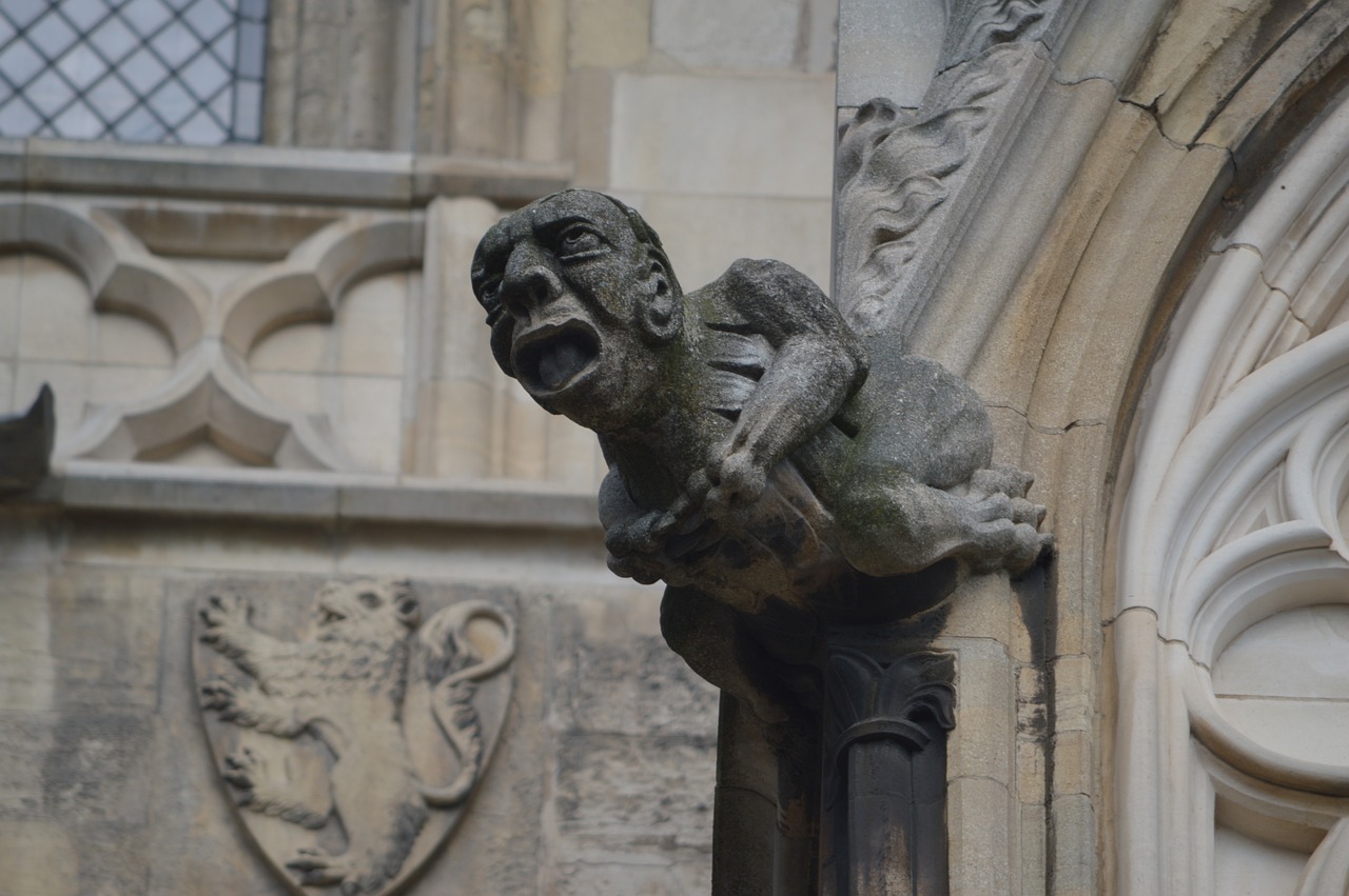 Gargoyle, Architektūra, Gotika, Katedra, Viduramžių, Paveldas, Religija, Akmuo, York, Nemokamos Nuotraukos