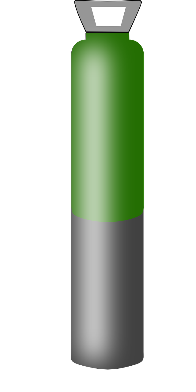 Dujinis Butelis, Slėgio Balionas, Argonas, Kompozicinis Cilindras, Kompozicinis Slėgio Indas, Pramonės Šakos, Nemokama Vektorinė Grafika, Nemokamos Nuotraukos,  Nemokama Licenzija