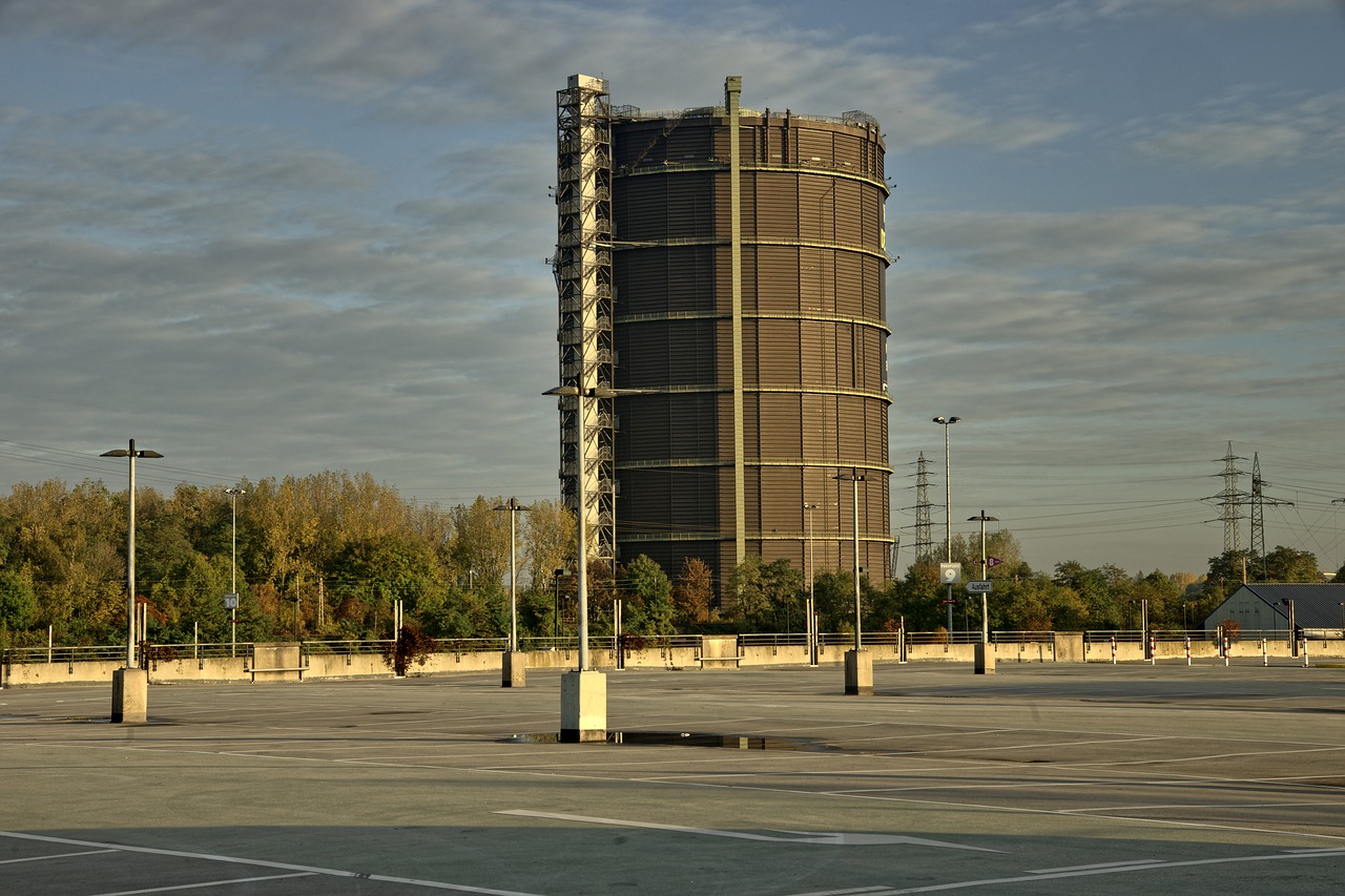 Dujų Skaitiklis, Oberhauzenas, Architektūra, Pritraukimas, Orientyras, Lankytinos Vietos, Pastatas, Ruhr Area, Hdr, Pramoninė Architektūra