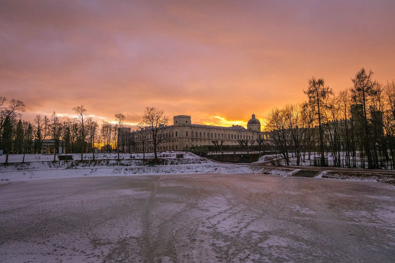 Gatchina, Grožis, Kraštovaizdis, Miestas, Nuostabus, Harmonija, Gamta, Rusija, Vaikščioti, Medžiai