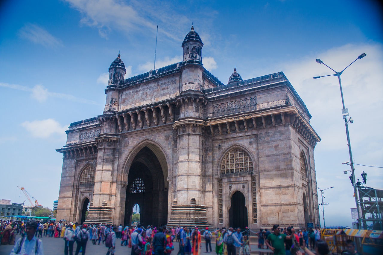 Durų Kelias Indijoje, Mumbajus, Istorinis, Architektūra, Kelionės Tikslas, Žinomas, Indijos, Orientyras, Paminklas, Vartai