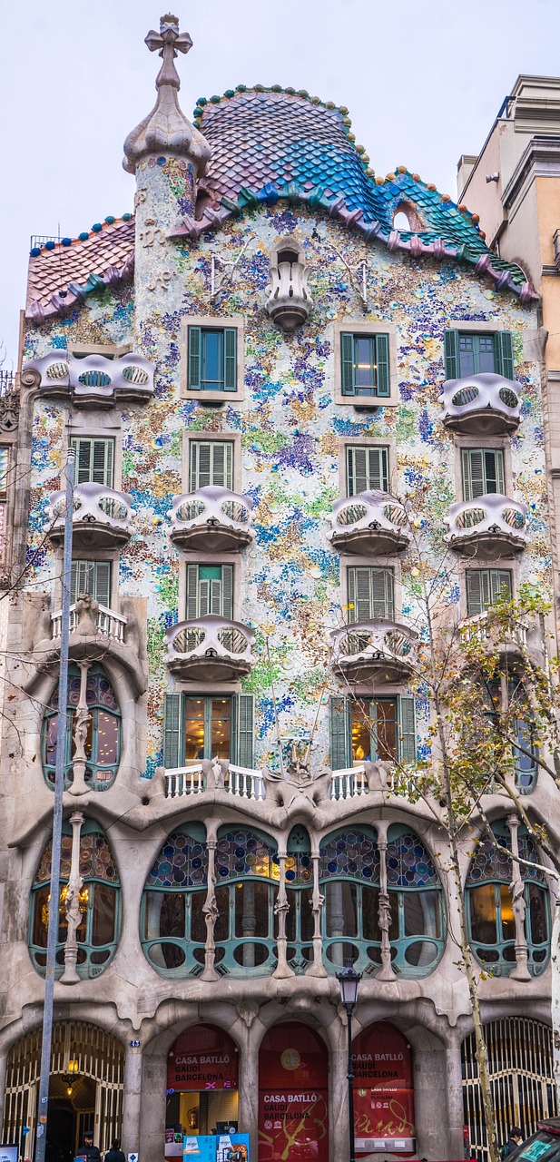 Gaudi, Namas, Ispanija, Europa, Pastatas, Barcelona, Katalonija, Architektūra, Orientyras, Miestas