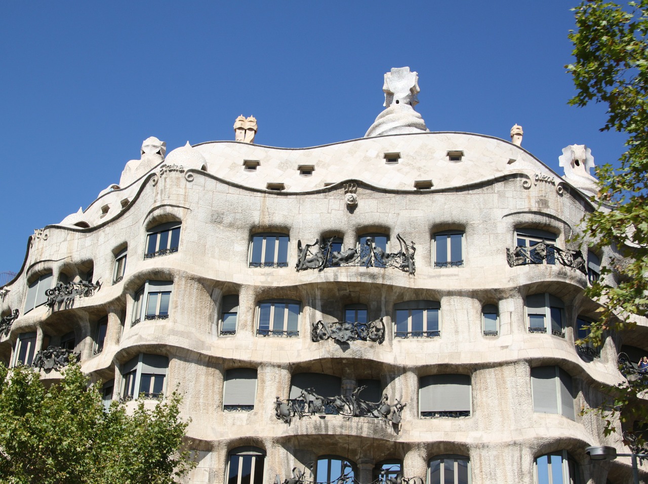 Gaudí, Ispanija, Barcelona, Architektūra, Katalonija, Menas, Įspūdžiai, Namai, Kelias, Šventė