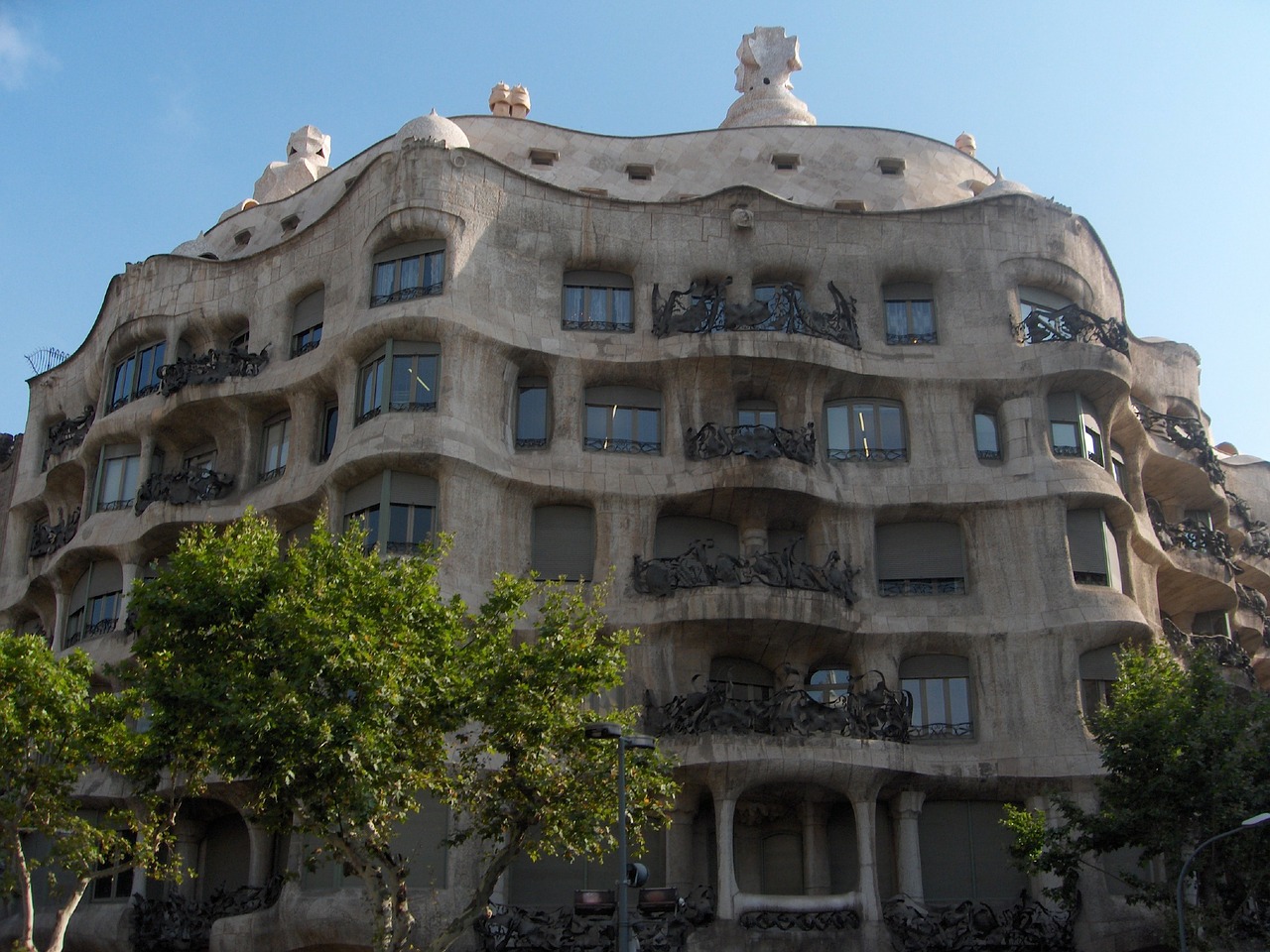 Gaudí, Barcelona, Architektūra, Miestas, Ispanija, Katalonija, Nemokamos Nuotraukos,  Nemokama Licenzija