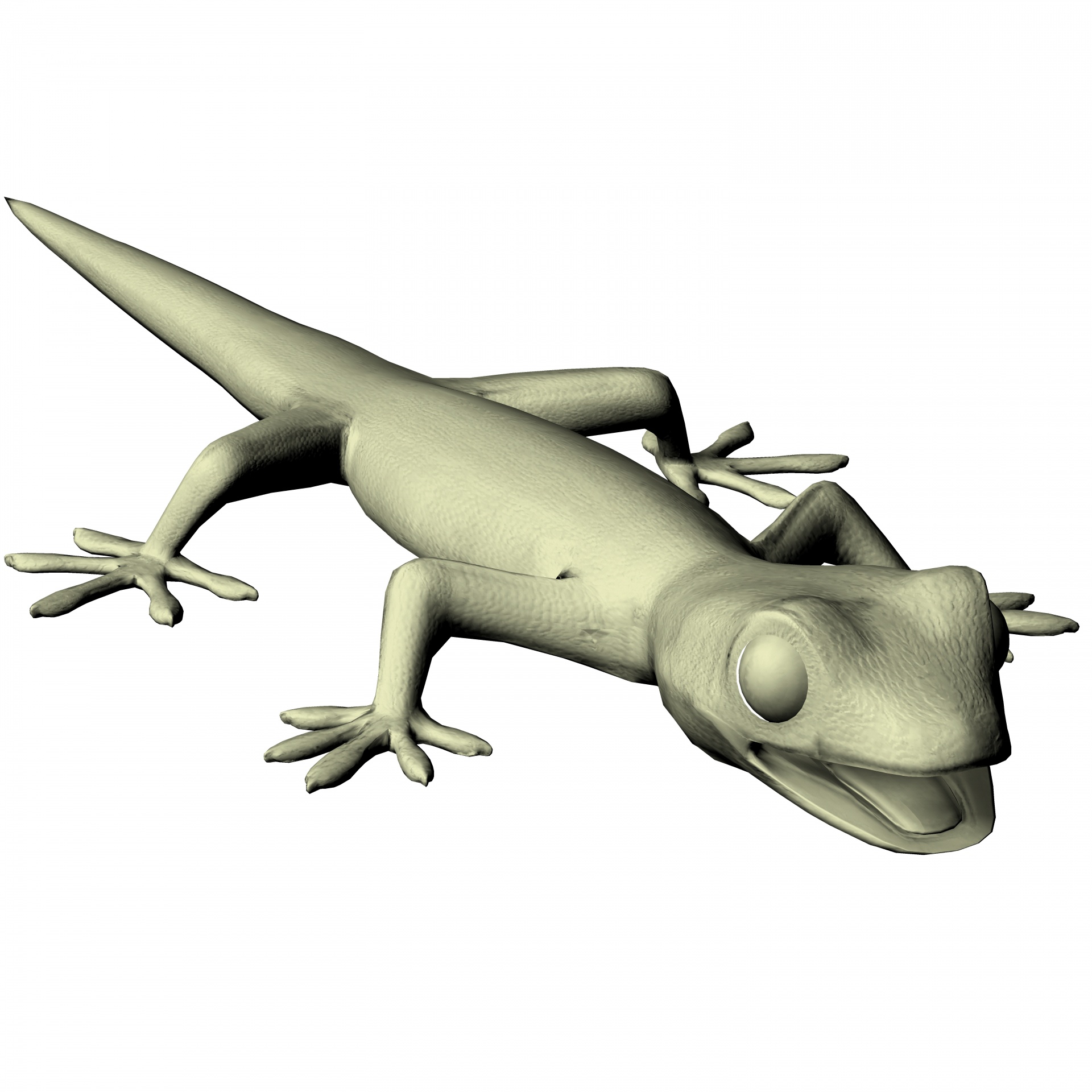 Driežas,  Gecko,  Poilsio,  Izoliuotas,  Balta,  Fonas,  3D,  Piešimas,  Gecko Poilsio, Nemokamos Nuotraukos