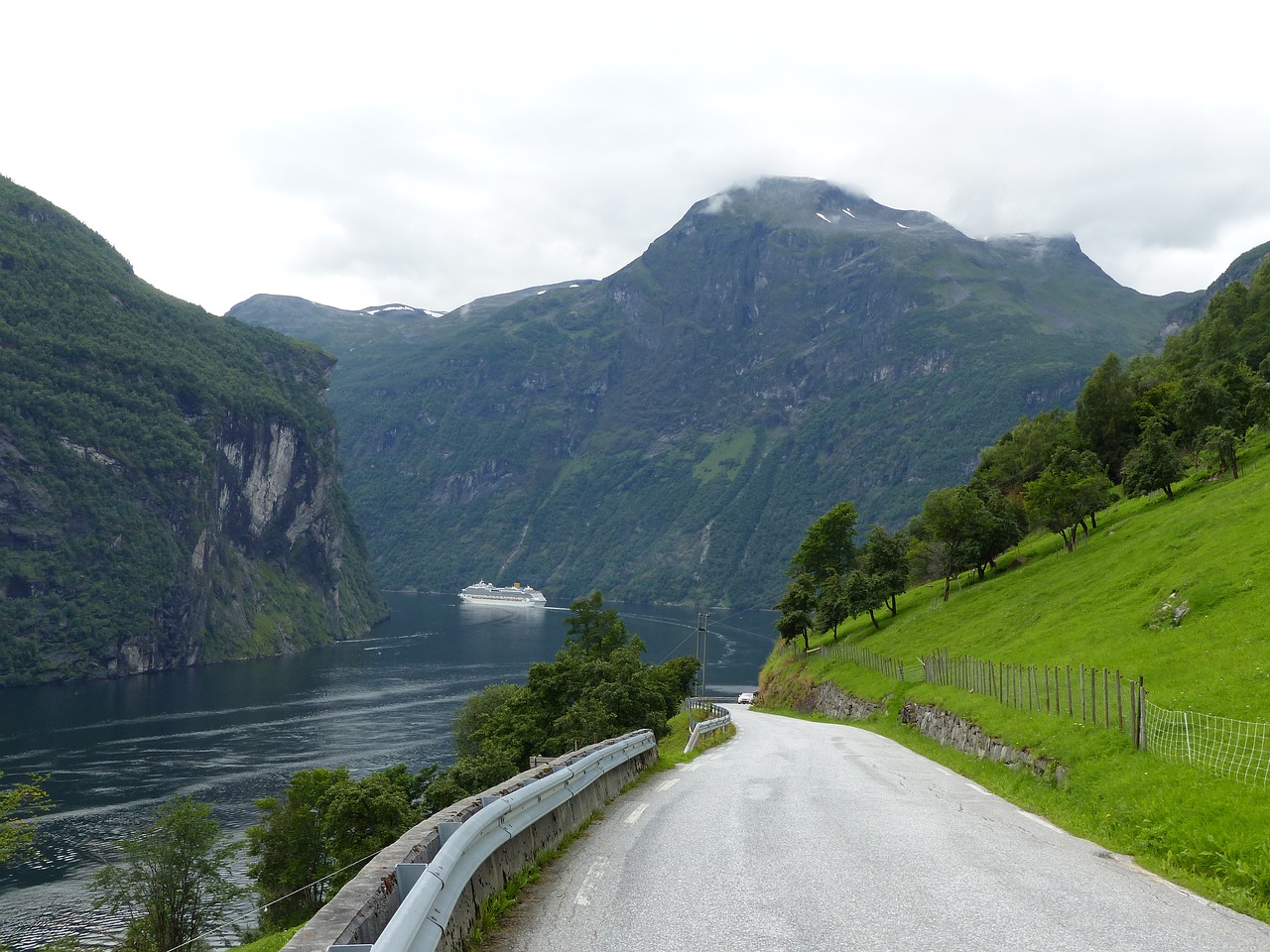 Geirangerfjord Yra, Norvegija, Fjordai, Laivas, Nemokamos Nuotraukos,  Nemokama Licenzija