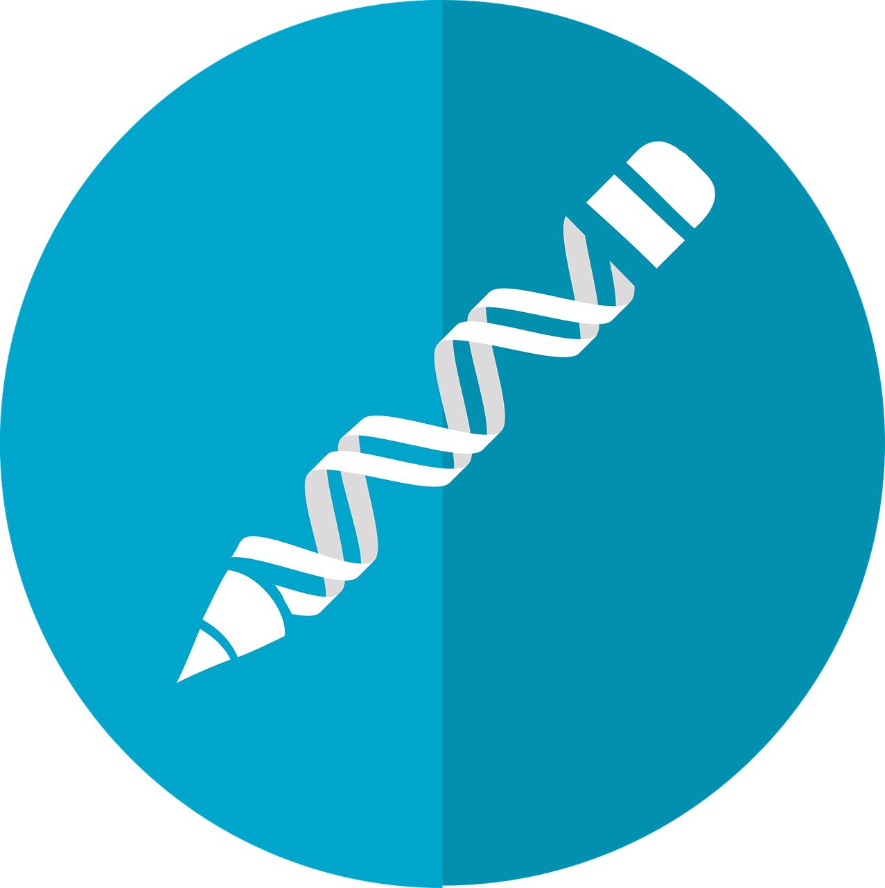 Genų Redagavimas, Crispr, Dna Redagavimas, Genetinė Inžinerija, Piktograma, Cas9, Nemokama Vektorinė Grafika, Nemokamos Nuotraukos,  Nemokama Licenzija