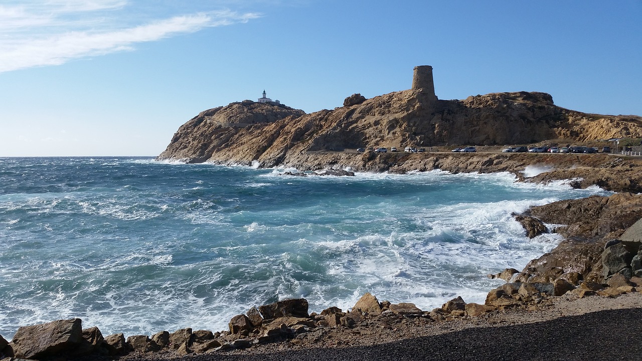 Genų Bokštas, Ile Rousse, Uostas, Bangos, Jūra, Korsikietis, Nemokamos Nuotraukos,  Nemokama Licenzija