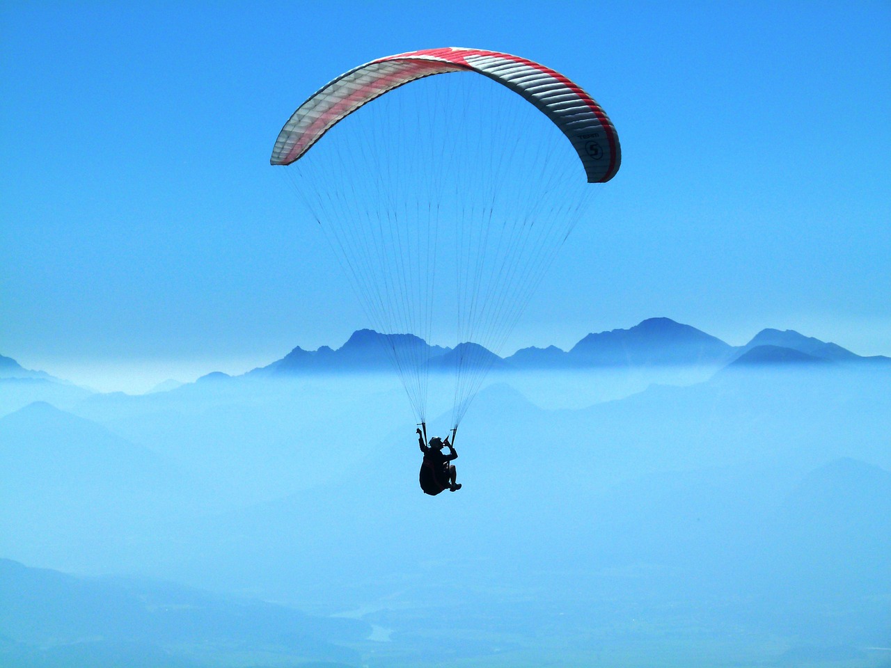 Gerlitz Ledynas, Kalnai, Ryte, Paragliding, Aušra, Nemokamos Nuotraukos,  Nemokama Licenzija