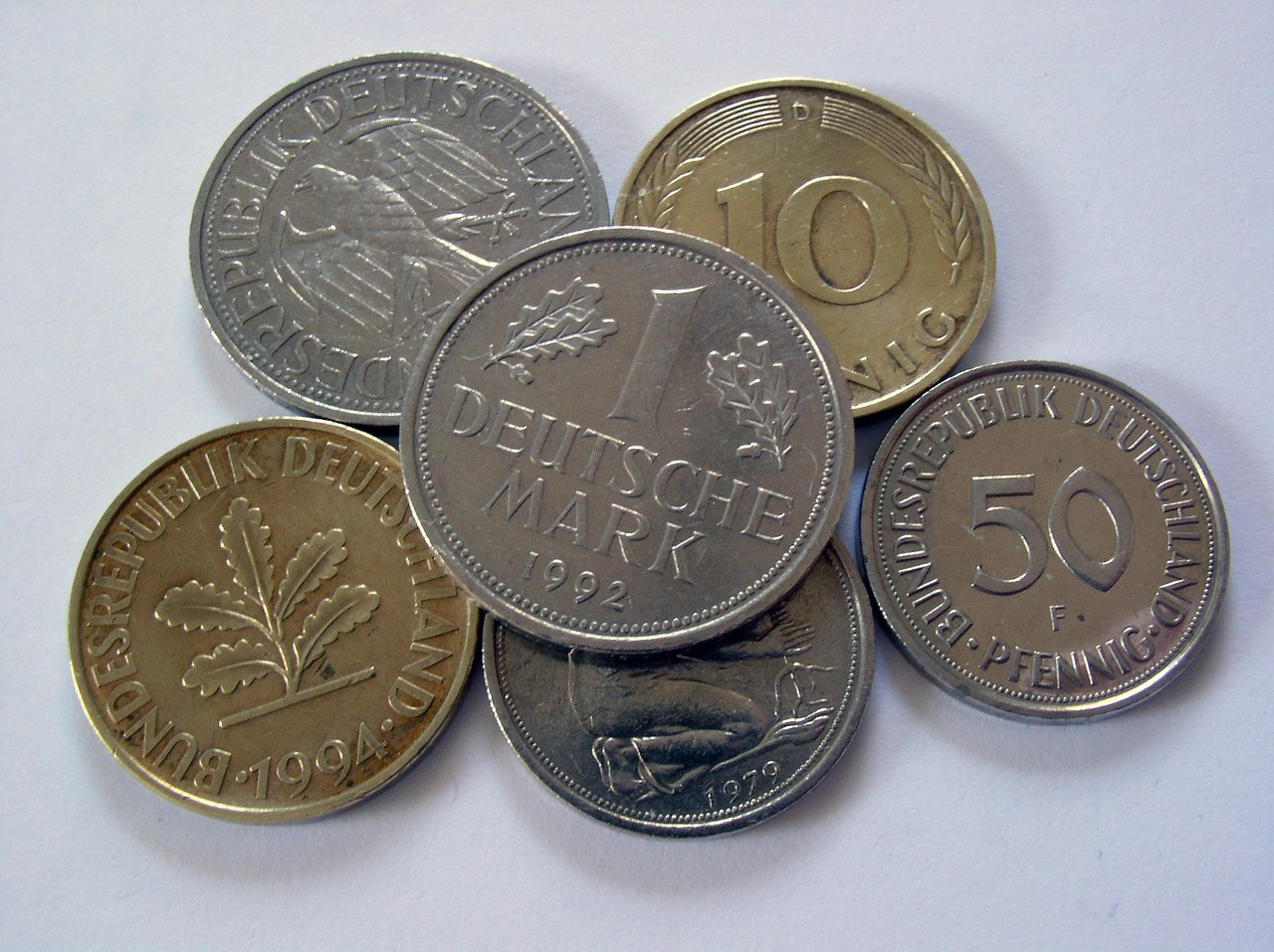 Vokiškas Ženklas,  Pinigai,  Centas,  Monetos,  Vokietija,  Vokiečių,  Dm,  Ženklas,  Valiuta,  Specie