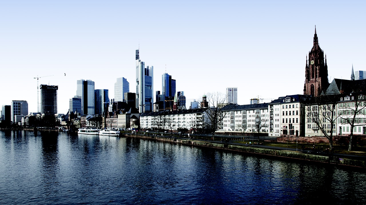 Vokietija, Frankfurt Am Main, Frankfurtas, Miesto Panorama, Architektūra, Pagrindinis, Miestas, Pastatas, Upė, Miestas
