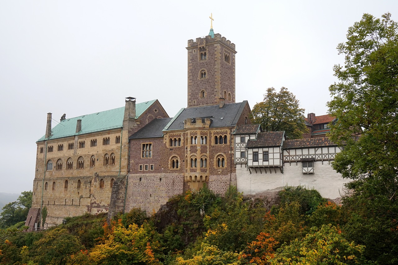 Vokietija, Eisenach, Wartburg Tvirtovė, Turizmas, Lankytinos Vietos, Architektūra, Bokštas, Pilis, Europa, Nemokamos Nuotraukos