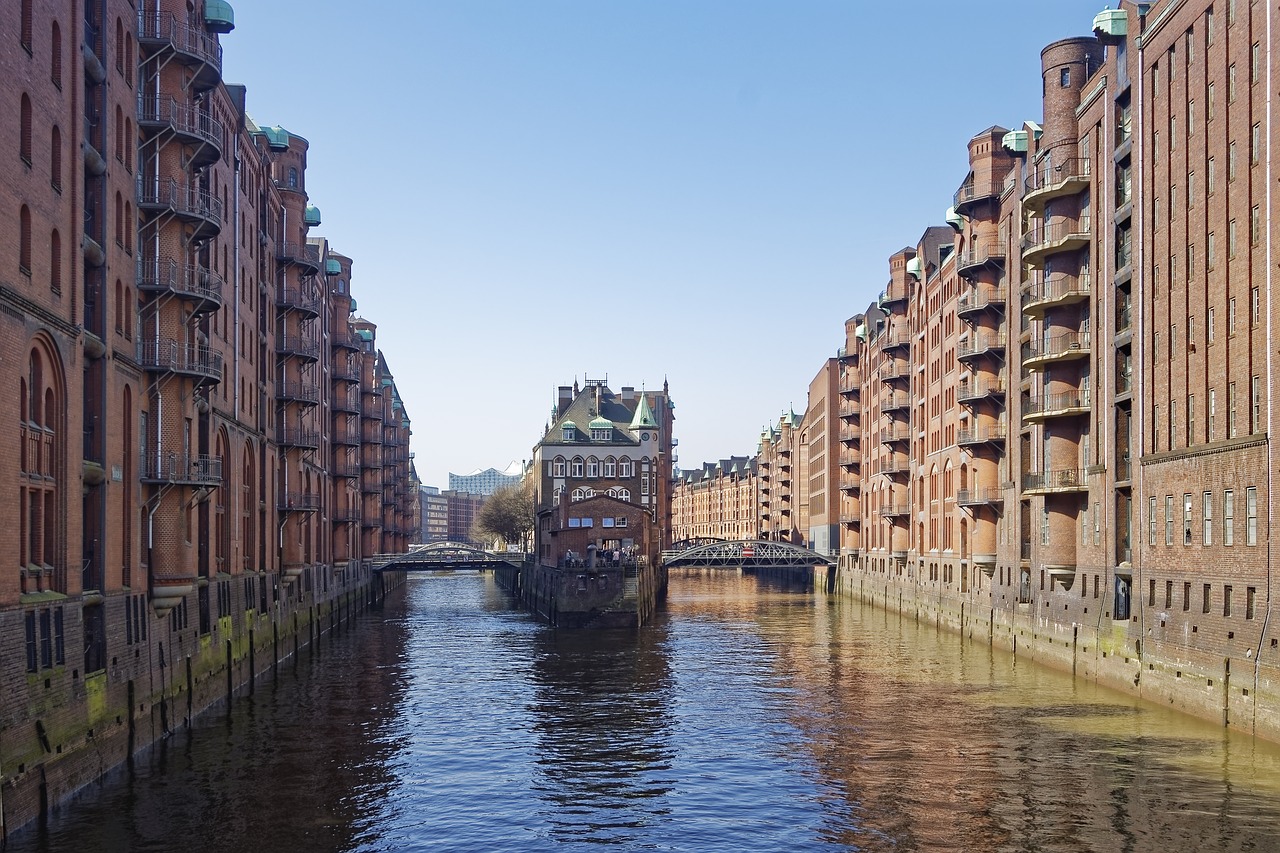 Vokietija,  Hamburg,  Speicherstadt,  Architektūra,  Fasadas,  Žymus Objektas,  Uosto,  Elbės,  Hanzos Miestas, Nemokamos Nuotraukos