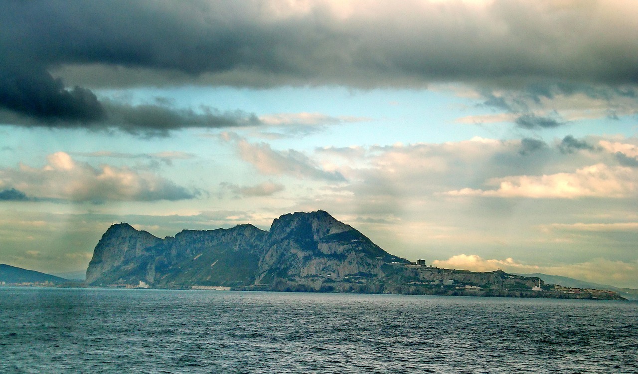 Gibraltaras, Sąsiauris, Kalnai, Uolos, Roko, Атлантический, Viduržemio Jūra, Kraštovaizdis, Vandenynas, Kelionės