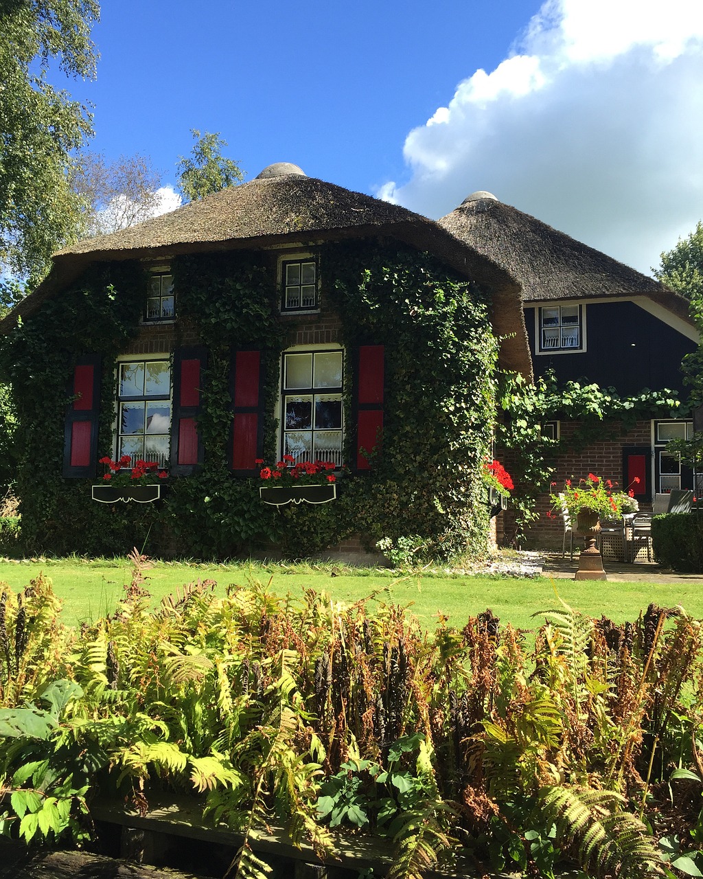 Giethoorn, Šokolado Dėžutės Name, Nyderlandai, Holland, Šiaurės Venecija, Turizmas, Kanalai, Grožis, Olandų, Namas