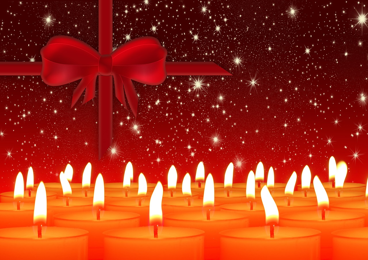 Dovanos, Žvakės, Žvakių Šviesa, Arbatos Žvakės, Romantiškas, Romantika, Kuponas, Dovanų Kortelė, Raudona, Kalėdos