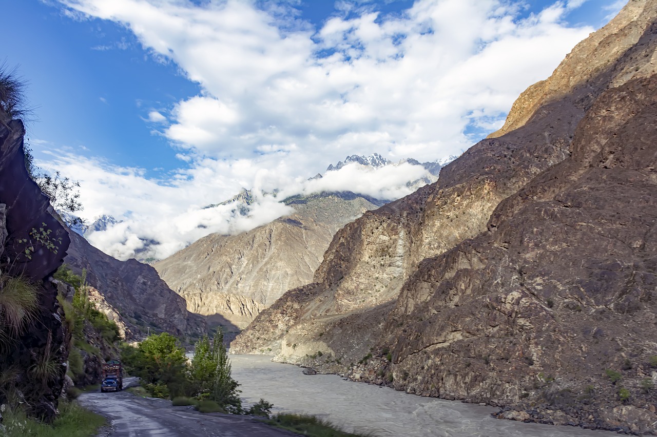 Gilgit,  Skardu,  Kelių,  Galingi,  Indo,  Himalajų,  Kalnai,  Gb,  Šiaurė,  Pakistane