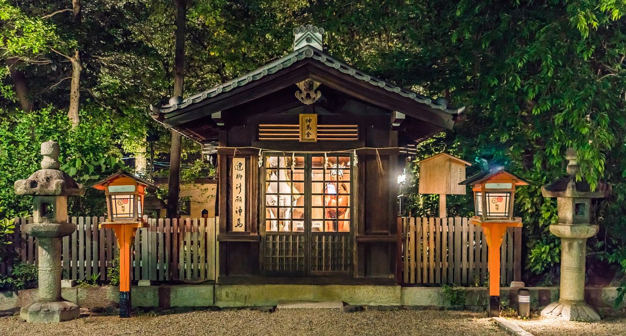 Gion, Kyoto, Japonija, Asija, Japanese, Tradicinis, Architektūra, Naktis, Kultūra, Pastatas