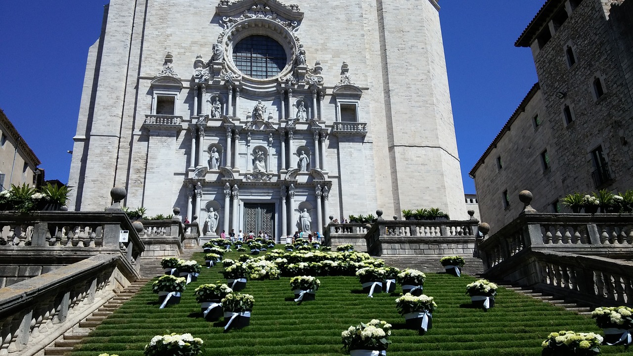 Girona, Katedra, Gerona, Architektūra, Bažnyčia, Pastatas, Nemokamos Nuotraukos,  Nemokama Licenzija