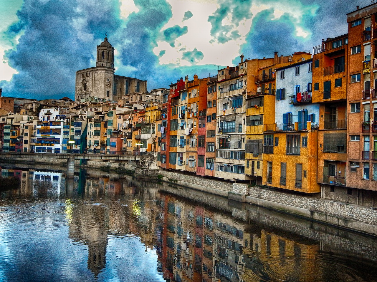 Girona, Katalonija, Ispanija, Katedra, Architektūra, Miestas, Nemokamos Nuotraukos,  Nemokama Licenzija