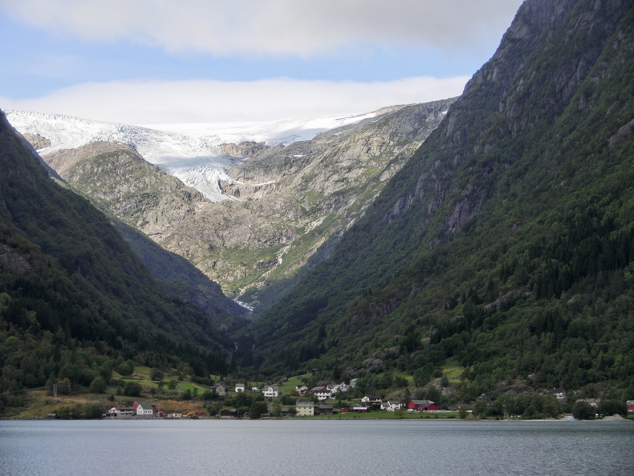 Ledynas, Fjordas, Norvegija, Ledas, Kalnai, Atsiskaitymas, Kaimas, Nemokamos Nuotraukos,  Nemokama Licenzija