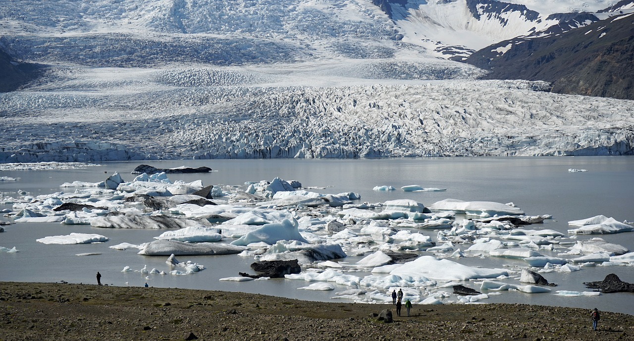 Ledynas, Vatnajökull, Iceland, Ledinis Ežeras, Ledas, Ledyno Lagūnas, Ledkalniai, Šaltas, Nemokamos Nuotraukos,  Nemokama Licenzija