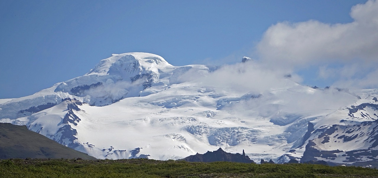 Ledynas, Kalnai, Sniegas, Masyvas, Vulkaninis Kraštovaizdis, Iceland, Nemokamos Nuotraukos,  Nemokama Licenzija
